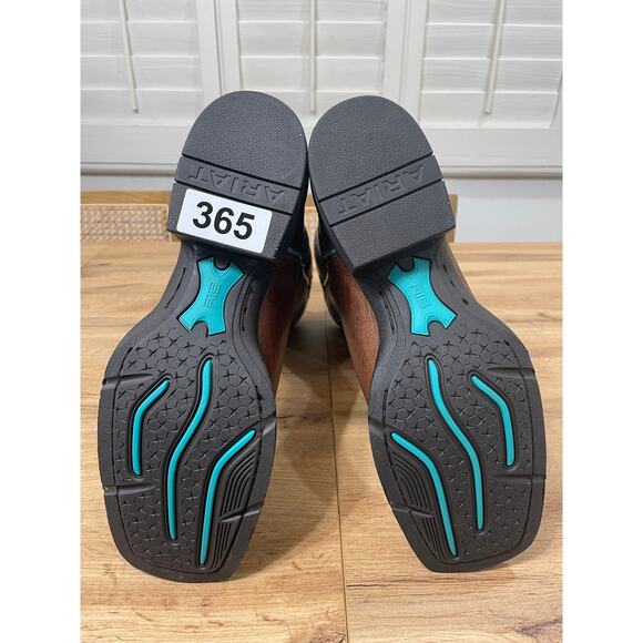 Ariat Womens Round Up Ryder Western Boot Sassy Brown Leather Size 9.5 NIB Cowboy - Picture 11 of 15